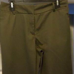 Olive crop pants